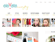 Tablet Screenshot of elevate-everyday.com